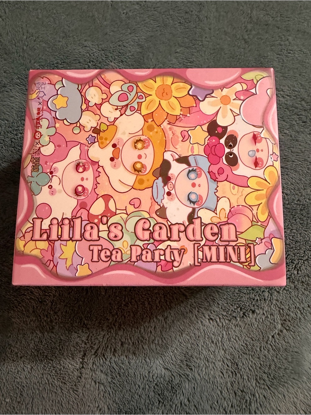 Sanrio Lila's Garden Tea Party MINI Pink Multi-Character Plush Toy Box